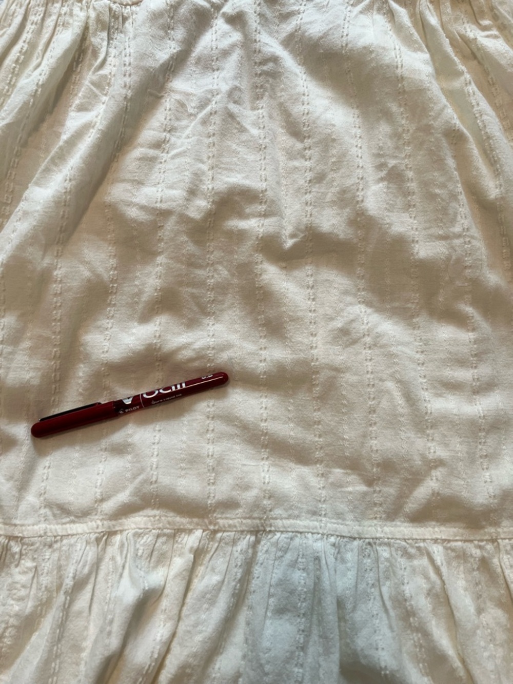 Madewell Cream Square-Neck Tie Back Dress - Picture 6 of 9